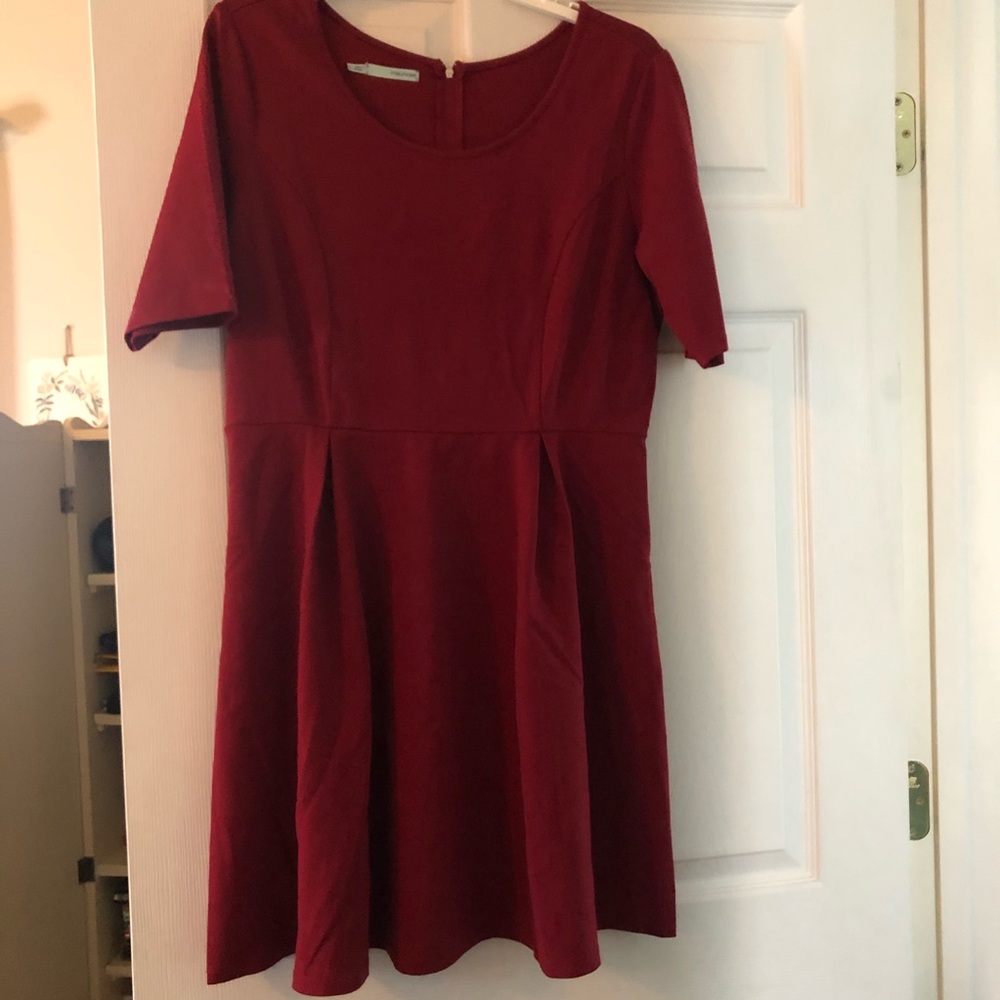 Red Skater Dress